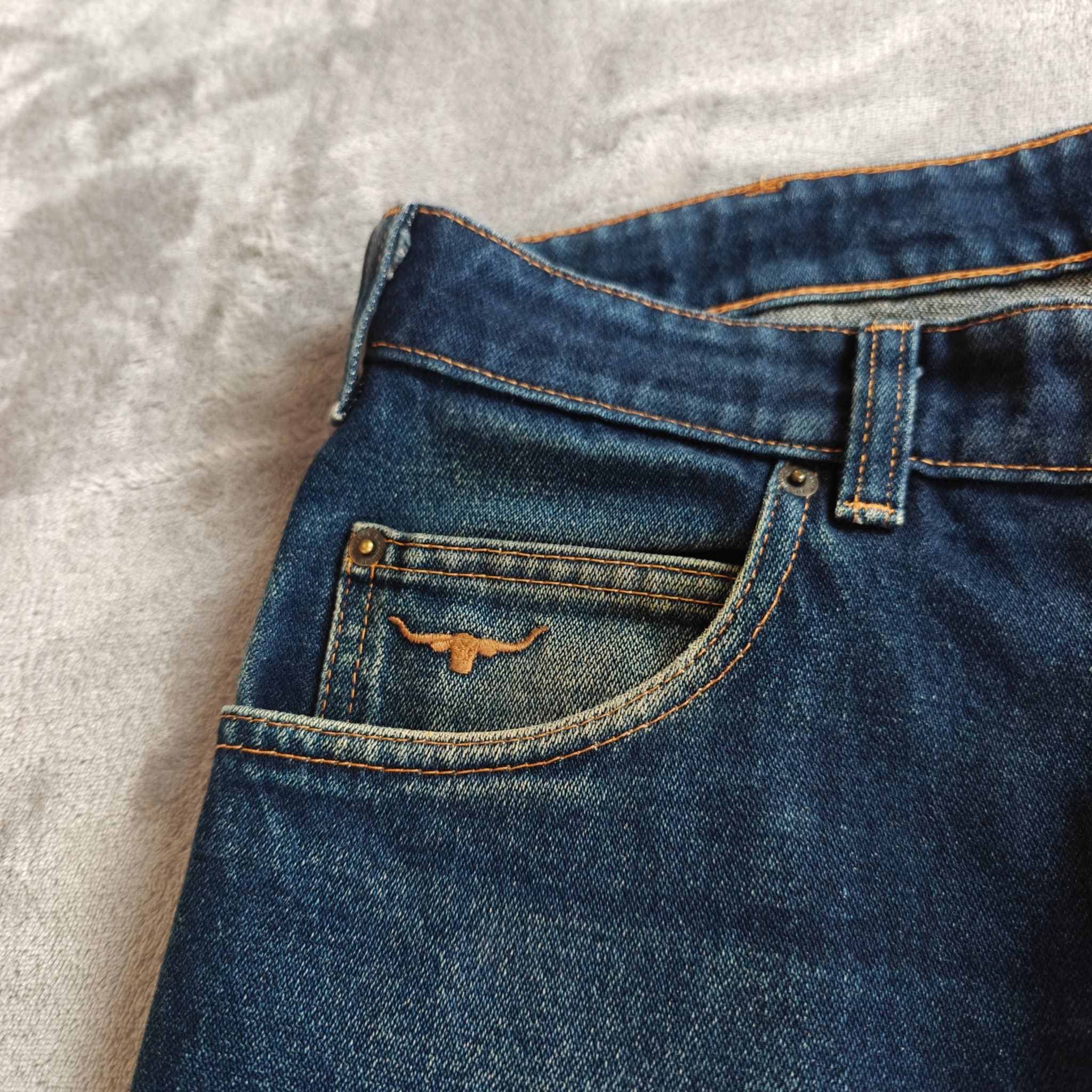 Vintage R.M. Williams Men's Denim Jeans Size 35 Blue Straight Leg — photo 6 of 10