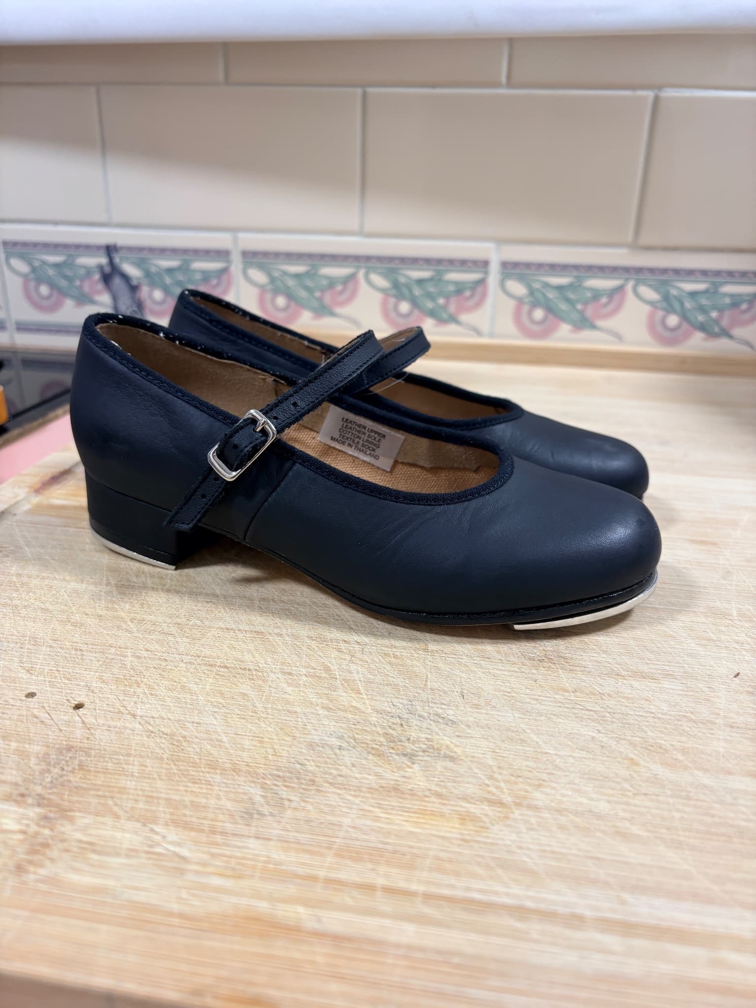 Bloch Techno Tap Shoes Black Leather Girls Size 13 1/2 — photo 2 of 7