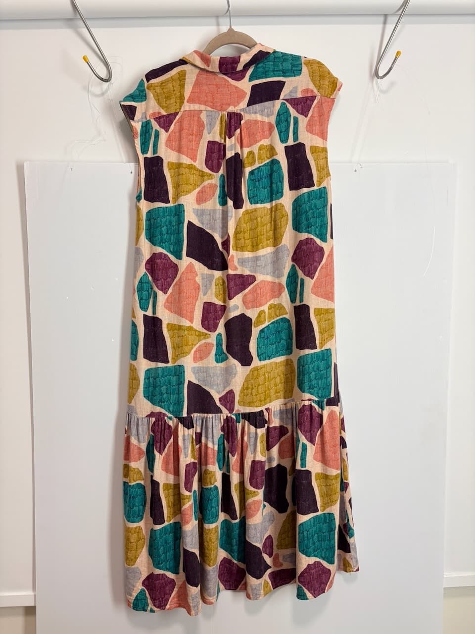Gorman Abstract Geometric Print Sleeveless Midi Dress Size 8 — photo 4 of 4