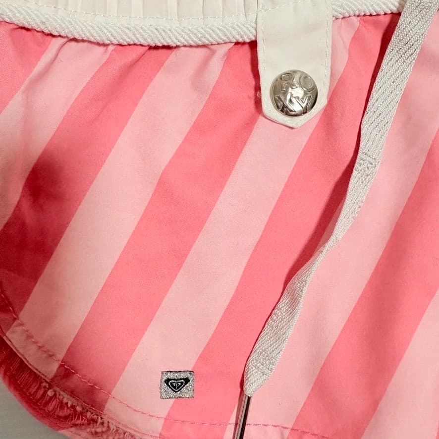 Roxy Women's Striped Board Shorts - Pink & White — photo 4 of 7