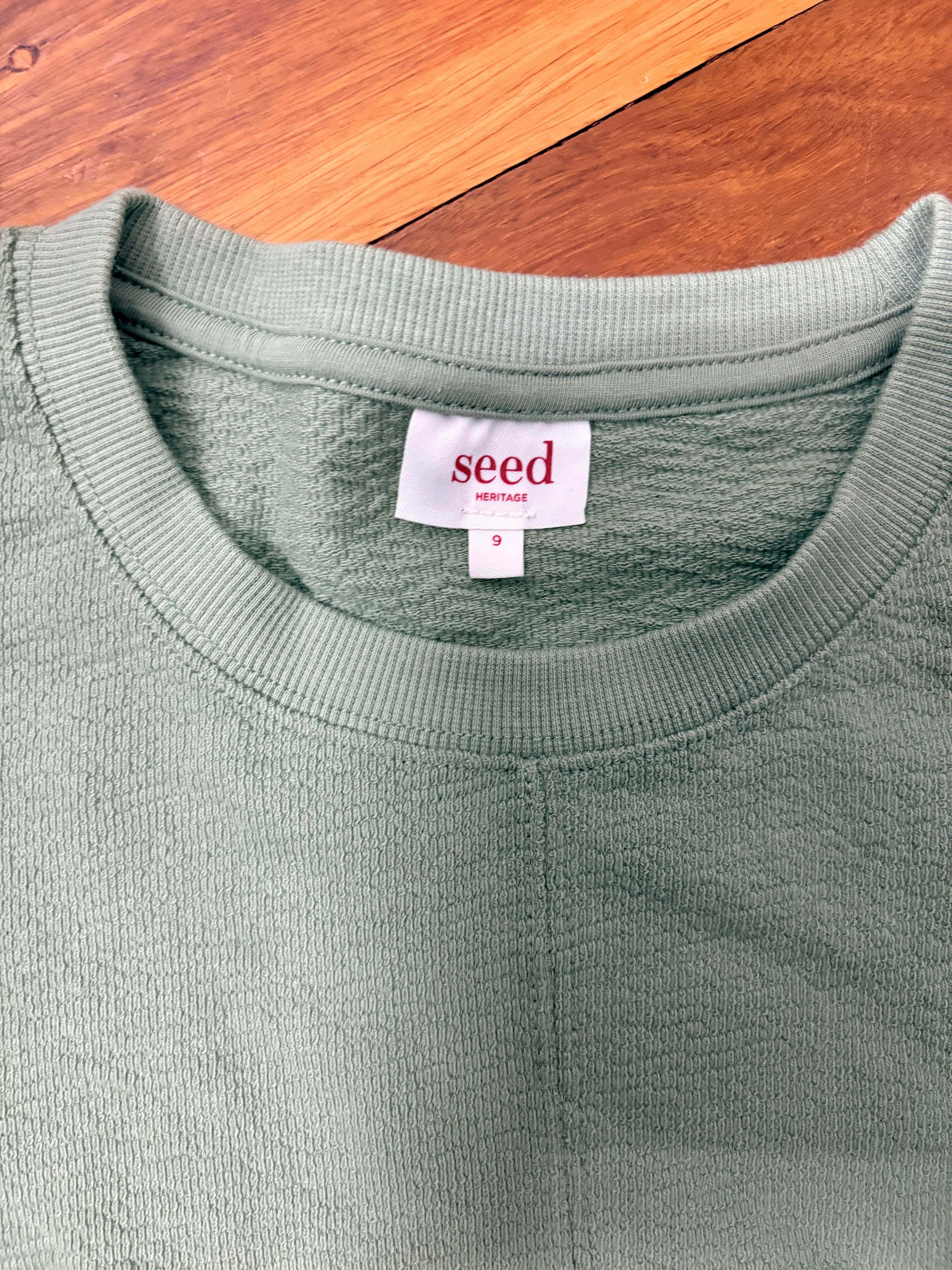 Seed Heritage Textured Towelling Set Green Size 9 — photo 2 of 2