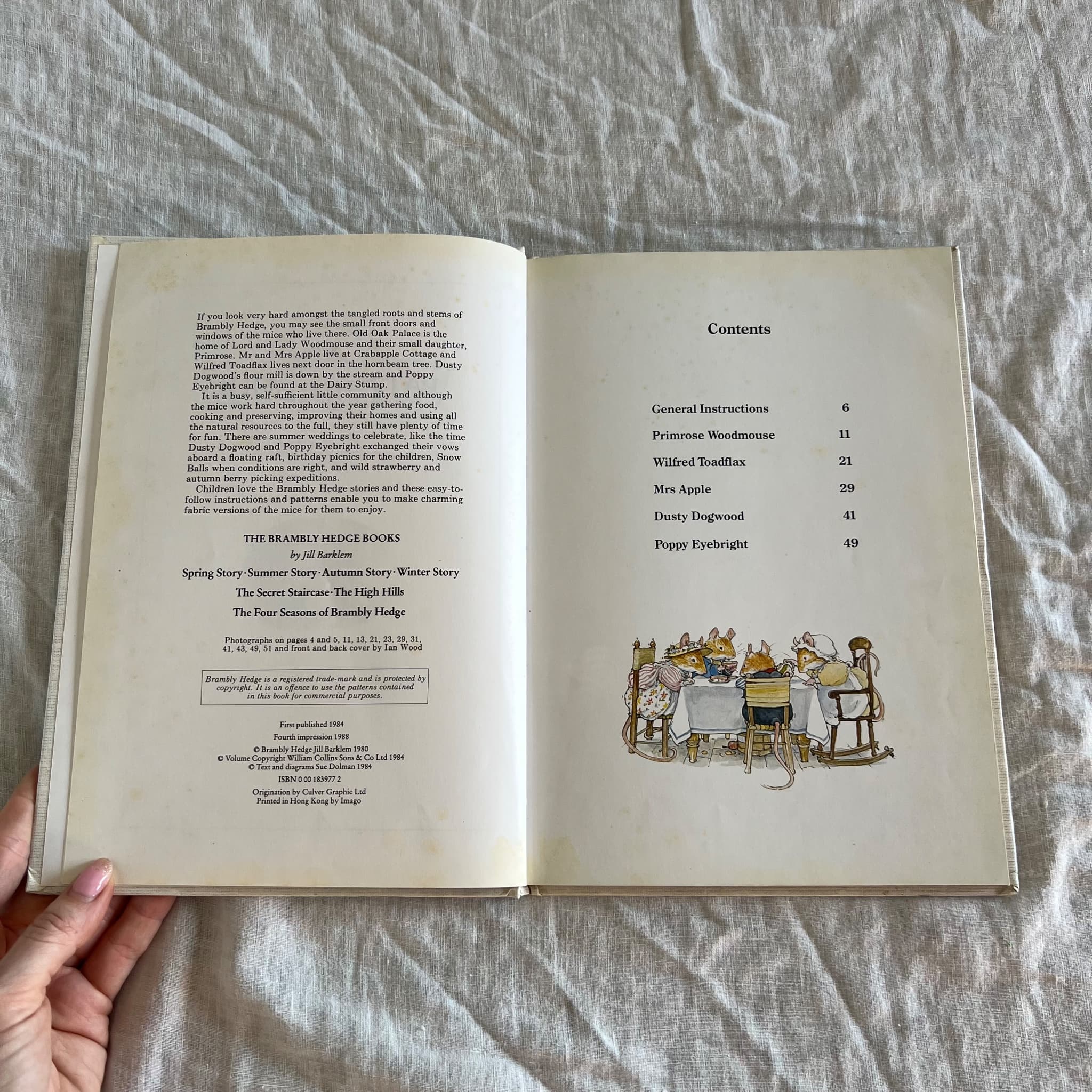 The Brambly Hedge Pattern Book by Sue Dolman - Vintage Crafting Guide — photo 5 of 10