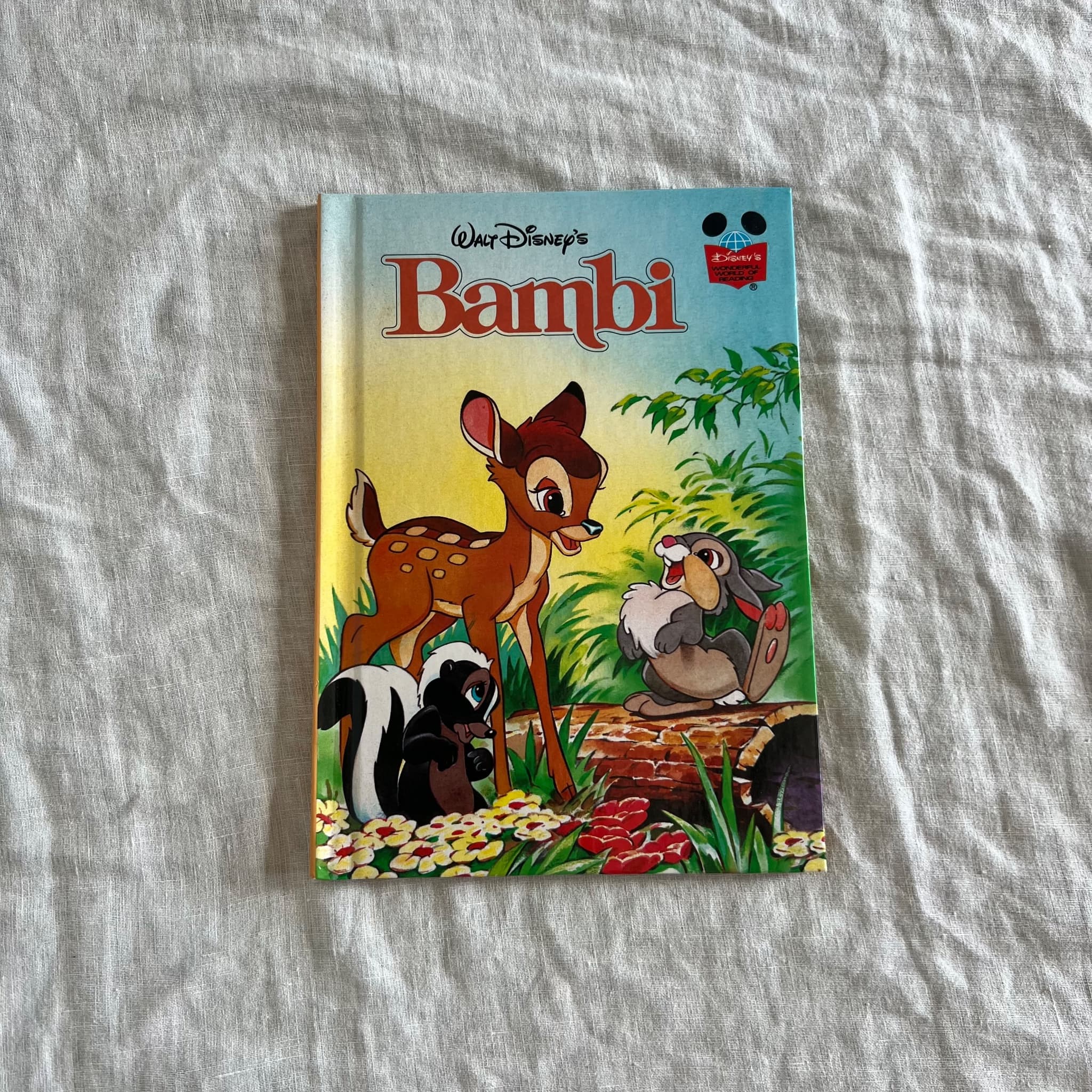 Walt Grolier Books's Bambi - Grolier Books's Wonderful World Of Reading Hardcover Book