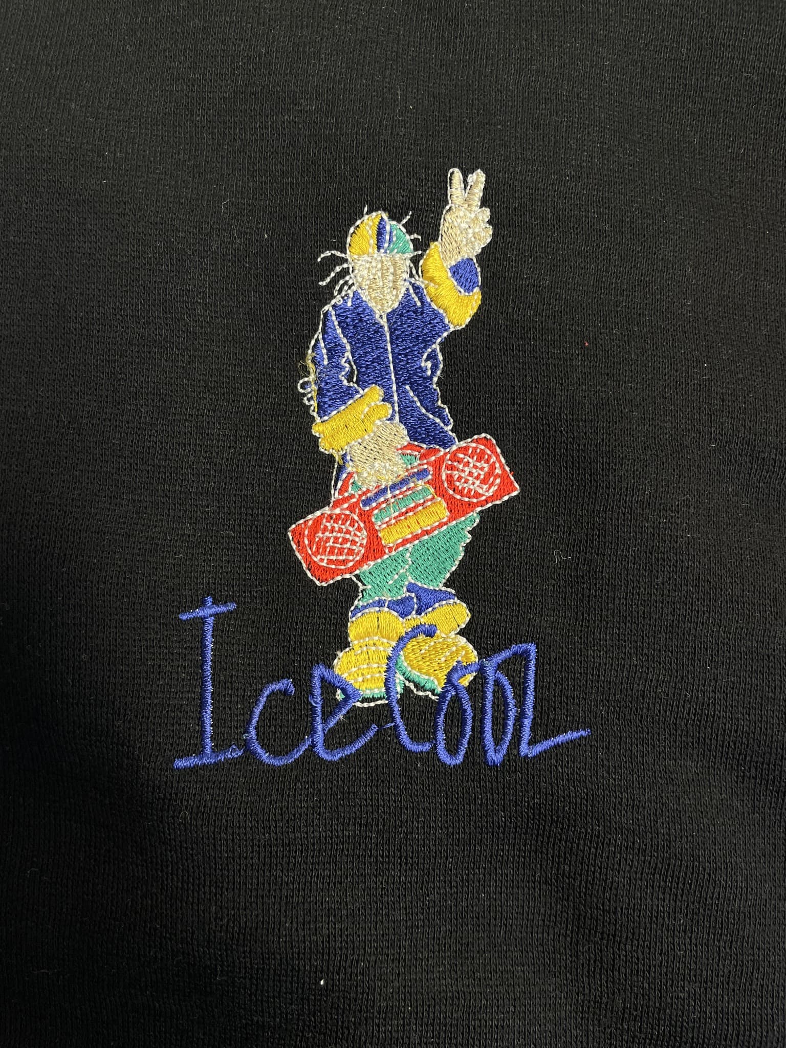 Vintage 90s WAVELENGTH Rasta Boombox Varsity Jacket - New With Tags — photo 6 of 8