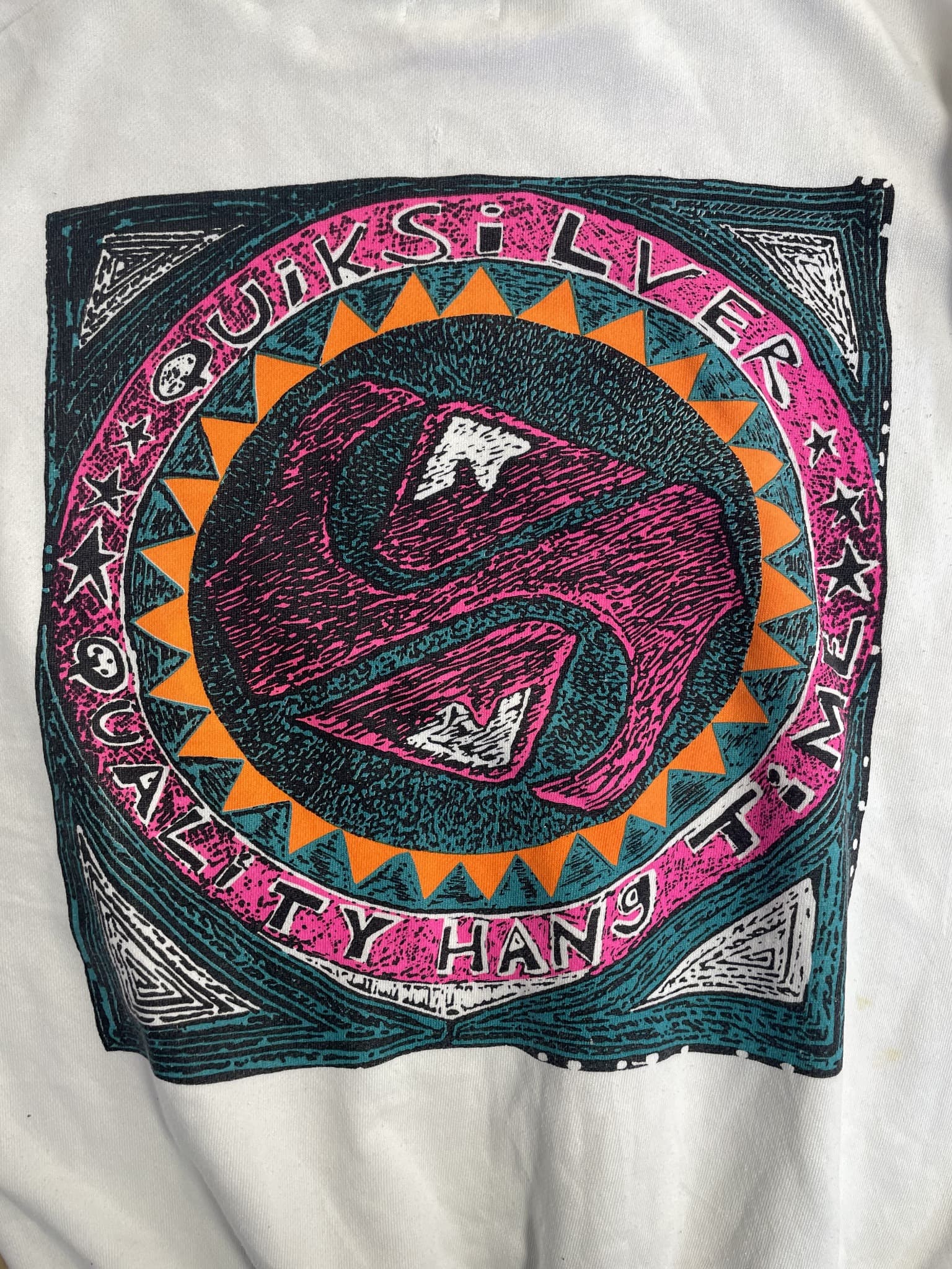 Vintage Quiksilver Crewneck Sweatshirt - 90s Graphic Print — photo 5 of 6