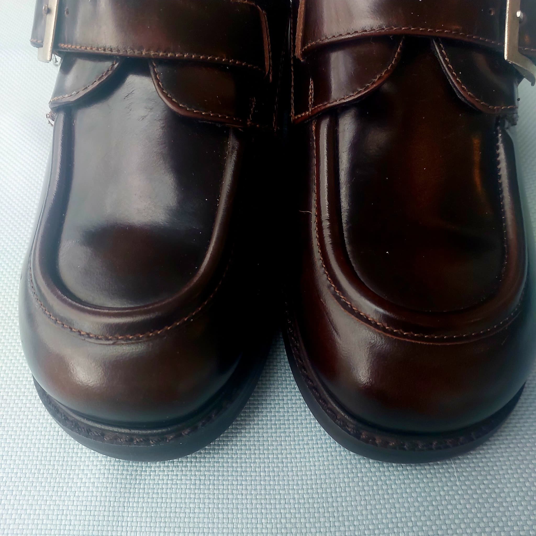STEVE MADDEN Chunky Buckle Loafers, Dark Brown, Size 40 — photo 4 of 10