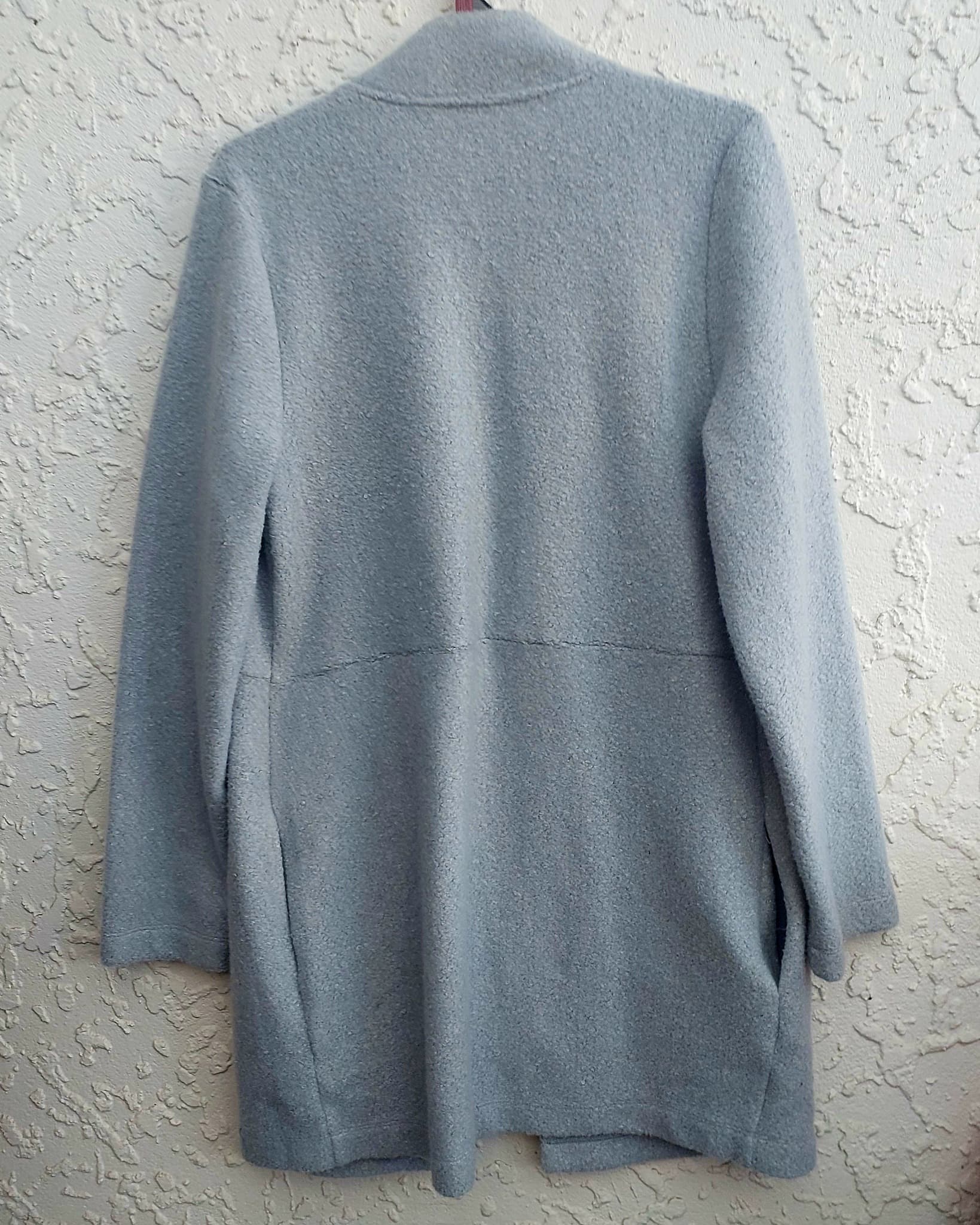 "Zest" Bouclé minimalist coat / coatigan , Size 8, like new — photo 4 of 10