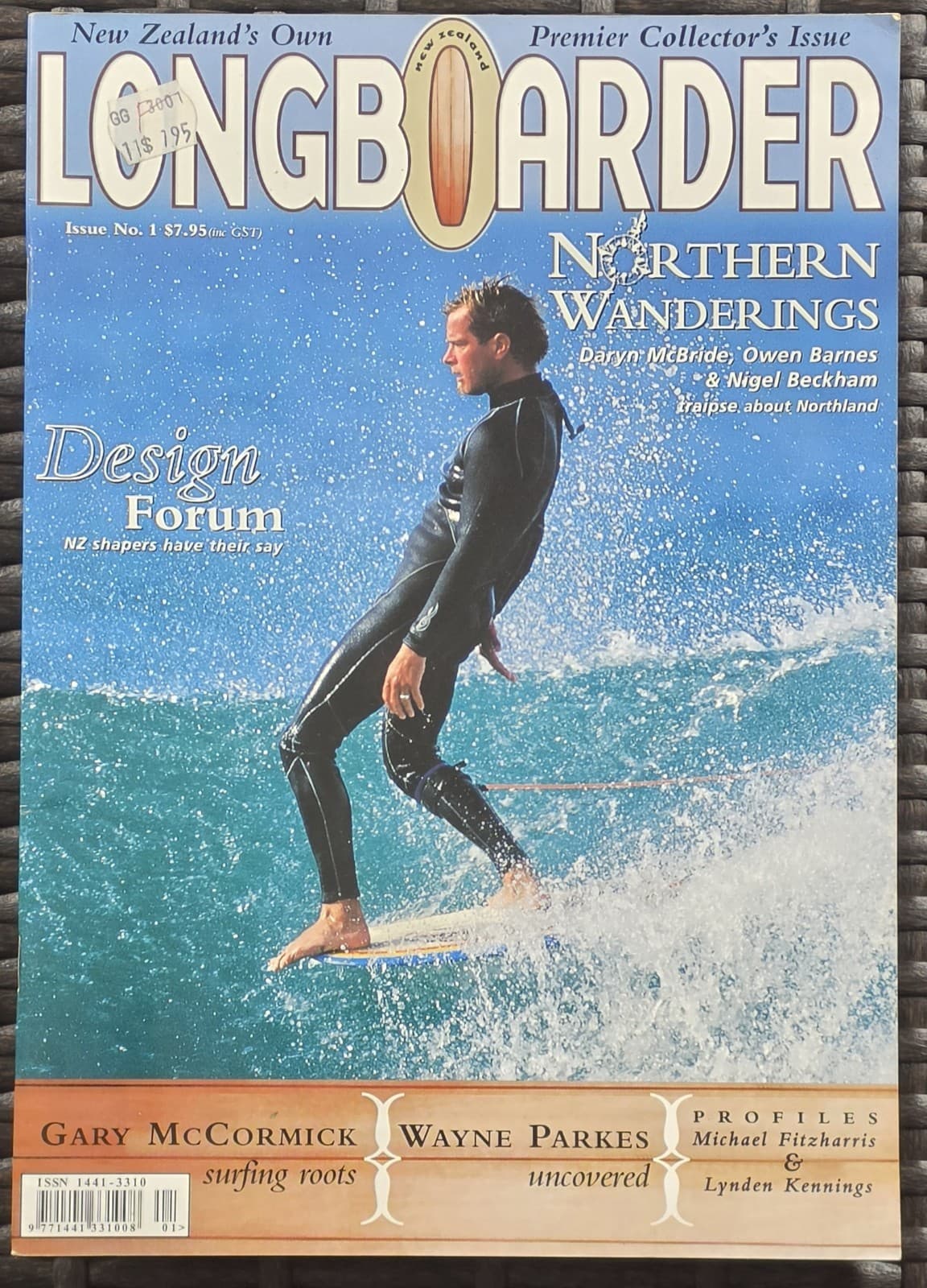 Longboarder 2000 Issue 1 New Zealand Surfing Magazine Gary McCormick VG — photo 2 of 5