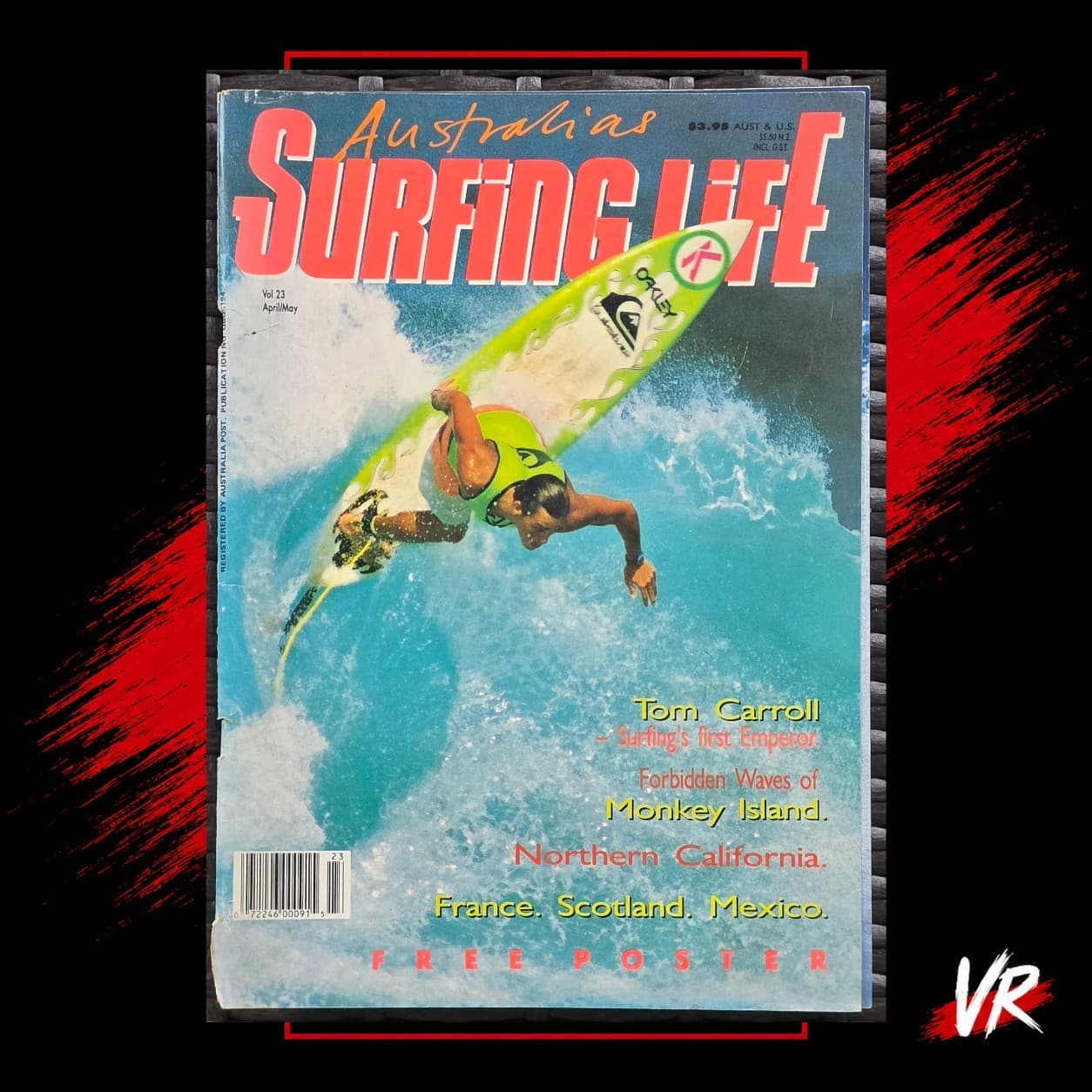 1990 Australia's Surfing Life Vol 23 Apr May Tom Carroll Surfing Magazine — photo 1 of 5