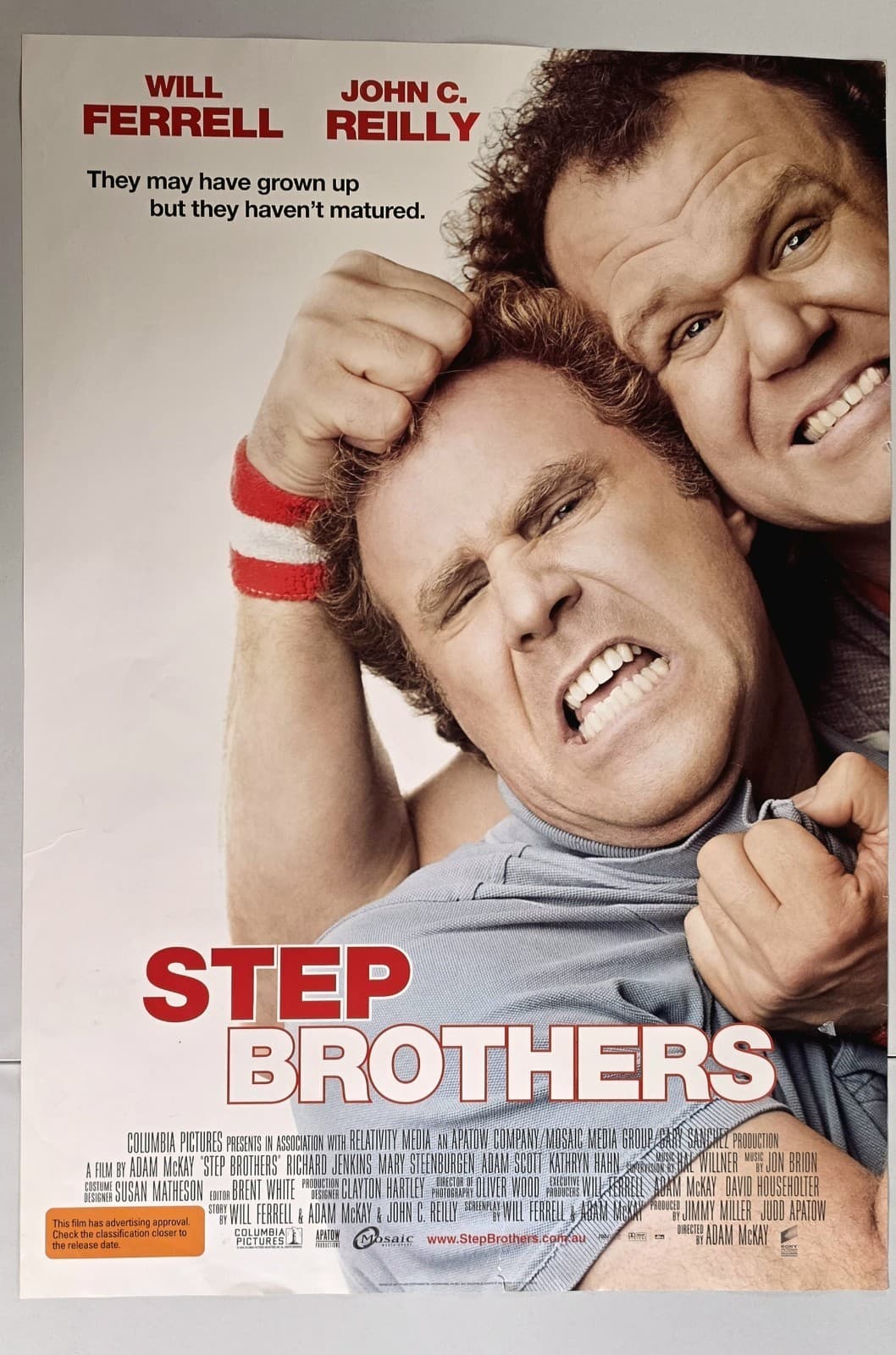 2008 Step Brothers 27x40 Original Australian DS One Sheet Poster Will Ferrell — photo 2 of 6