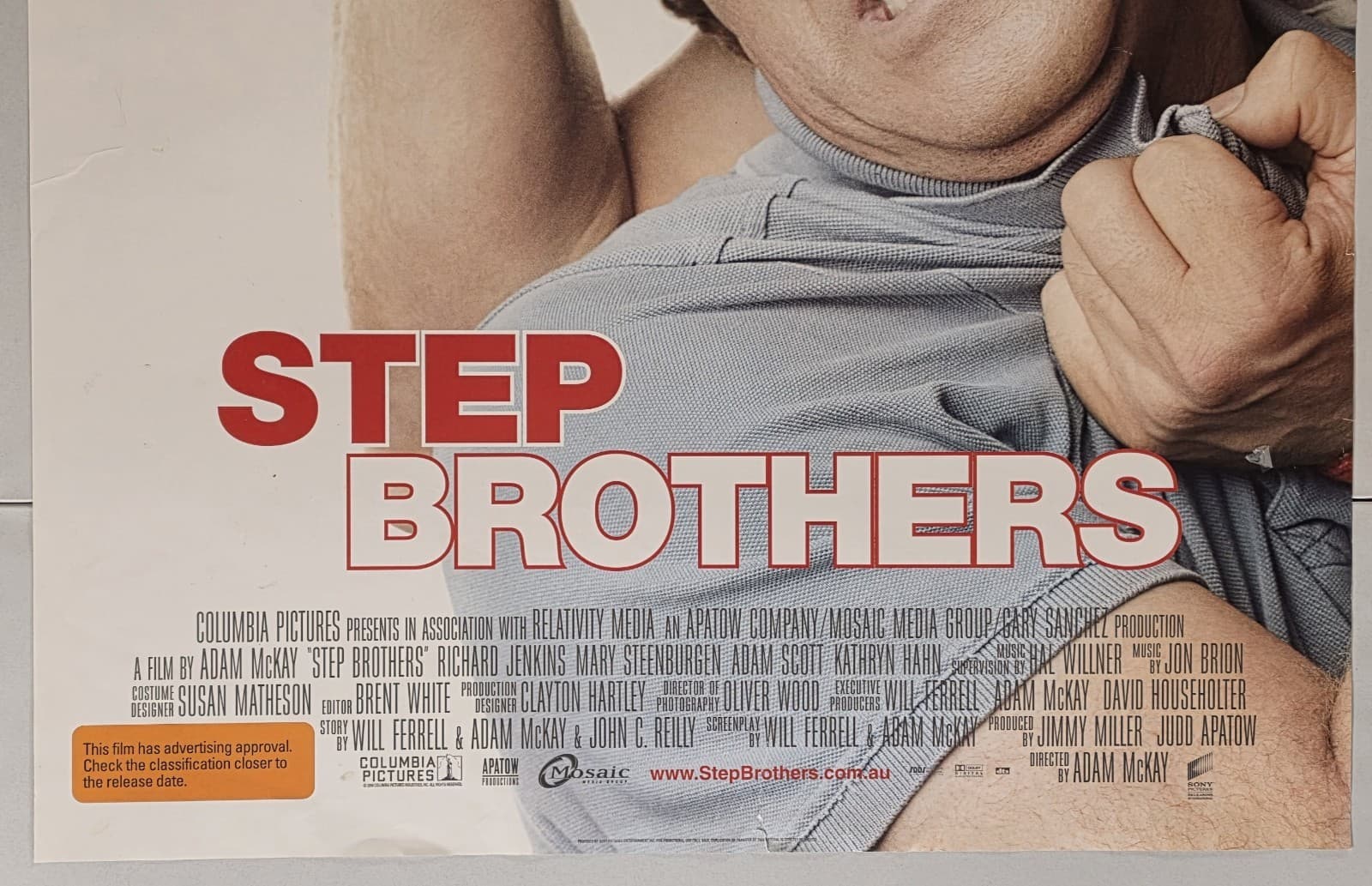 2008 Step Brothers 27x40 Original Australian DS One Sheet Poster Will Ferrell — photo 3 of 6