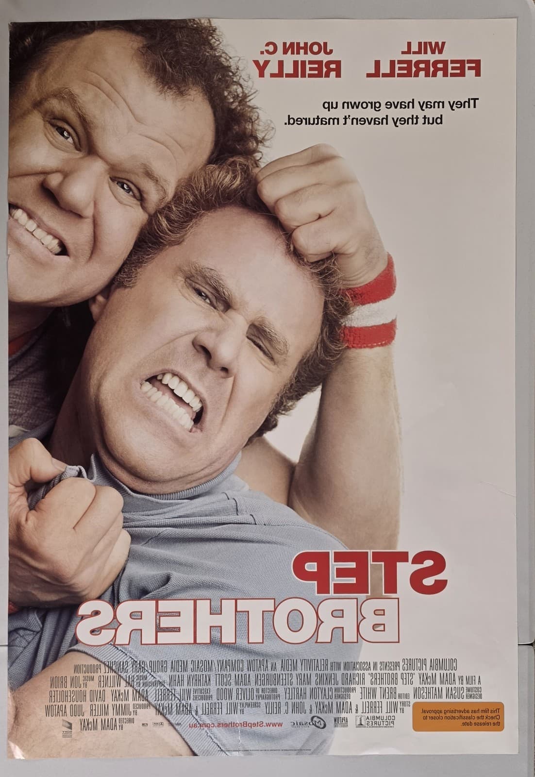 2008 Step Brothers 27x40 Original Australian DS One Sheet Poster Will Ferrell — photo 6 of 6