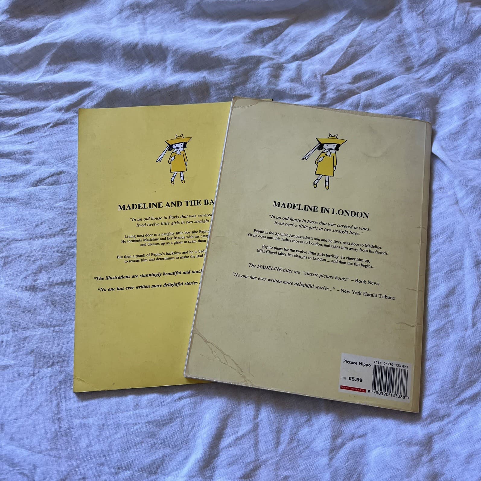 Madeline Book Bundle Ludwig Bemelmans Madeline London and The Bad Hat Vintage — photo 5 of 7