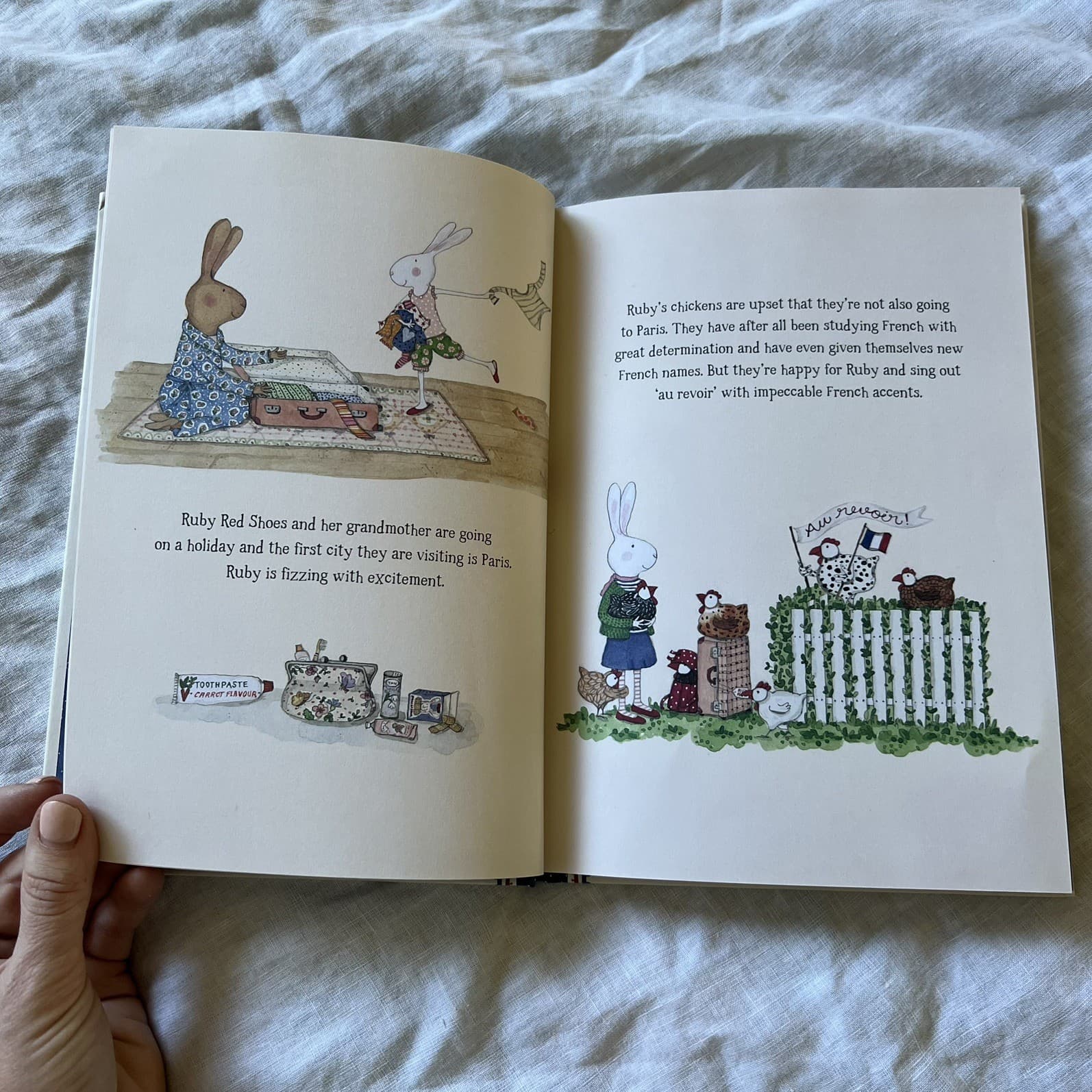 Ruby Red Shoes Goes to Paris Kate Knapp Hardcover Childrens Picture Book — photo 4 of 4