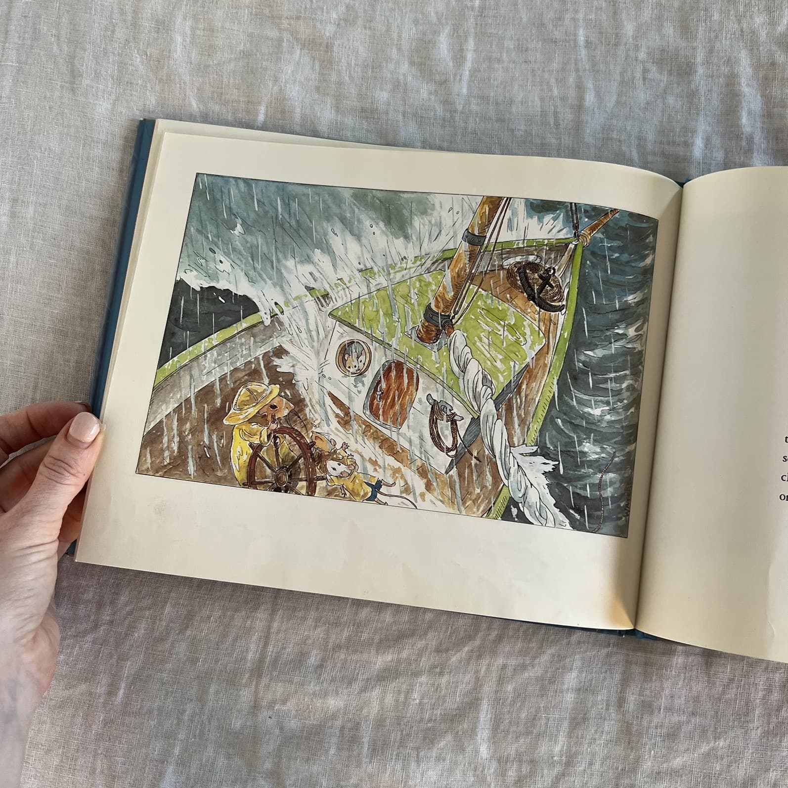The Sailor's Bride Tony Waters Hardcover Picture Book Ex-Library Classic Vintage — photo 4 of 7
