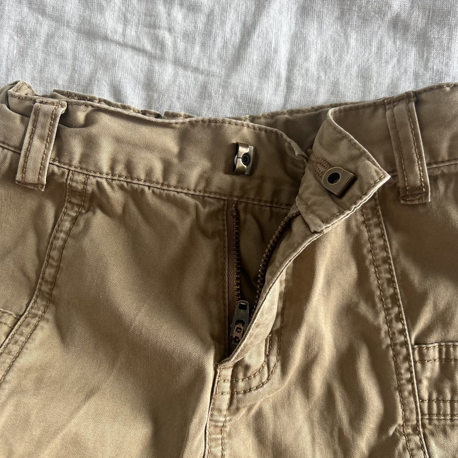 Country Road Boys Cargo Pants Size 2 Khaki Tan Cotton Adjust Waist Chino — photo 3 of 6