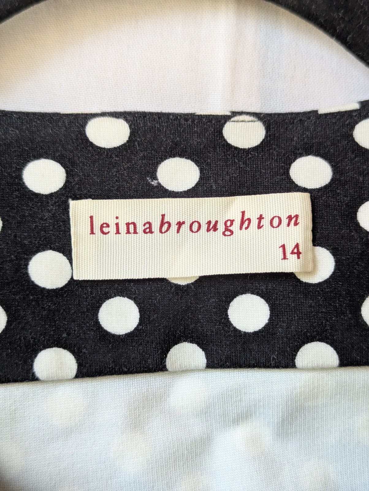 Leina Broughton Jacket Size Aus 14 Us 10 Black White Polka Dot Ponte Stretch — photo 5 of 9