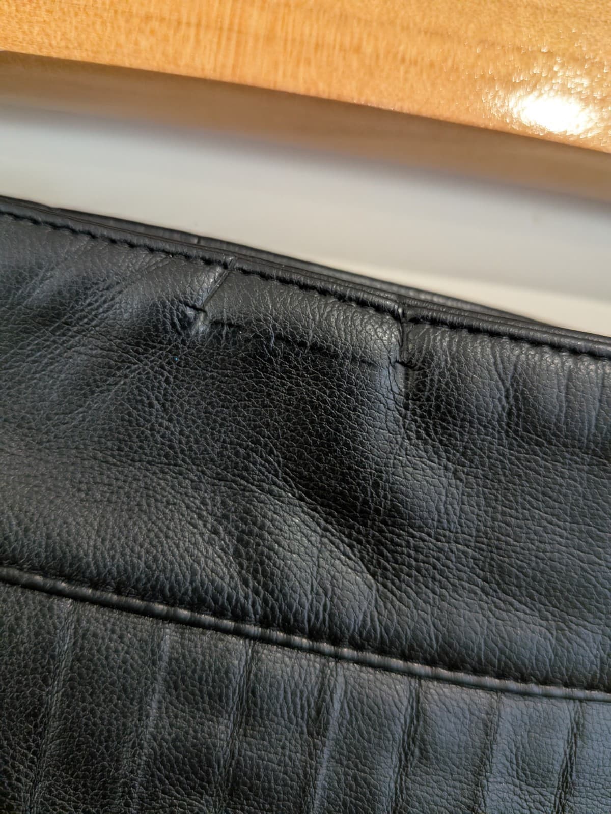 Portmans Vegan Leather Pleated Midi Skirt Black Size 14 High Waist — photo 12 of 14