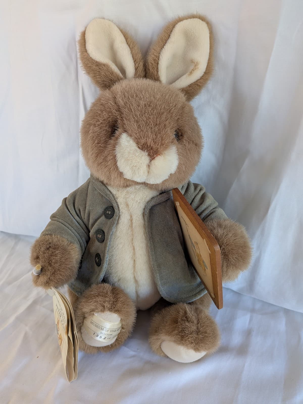 Peter Rabbit Plush Beatrix Potter Eden Toys Museum Fine Arts Boston Collectable — photo 3 of 18