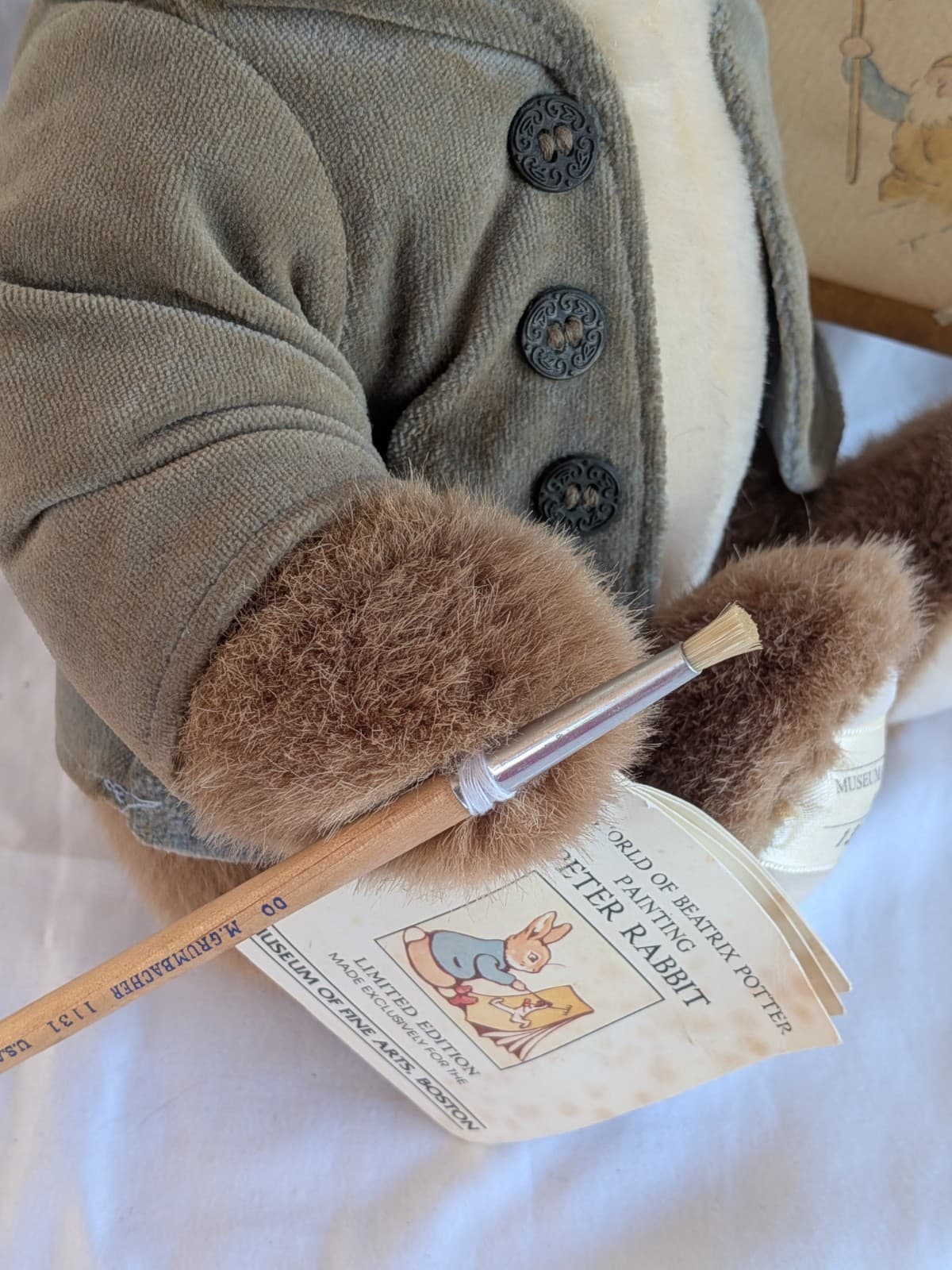 Peter Rabbit Plush Beatrix Potter Eden Toys Museum Fine Arts Boston Collectable — photo 5 of 18