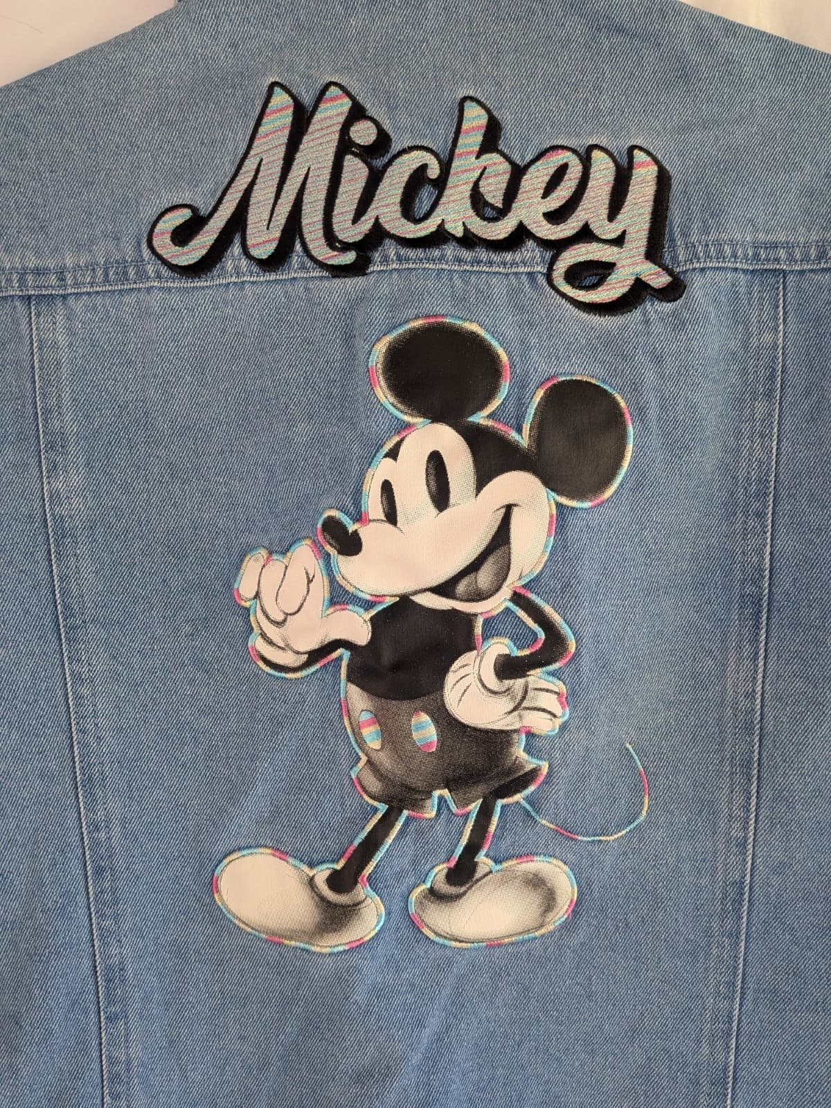 Disney Mickey Denim Jacket Youth Kids Size 16 Blue Jacket Disney 100 Years — photo 11 of 11