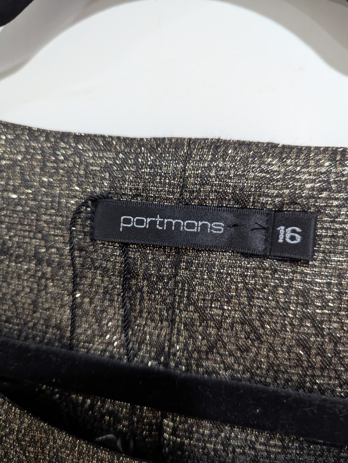 Portmans Dress Gold Brown Sheath Cocktail Party Shimmer Plus Size Aus 16 Us 12 — photo 7 of 7