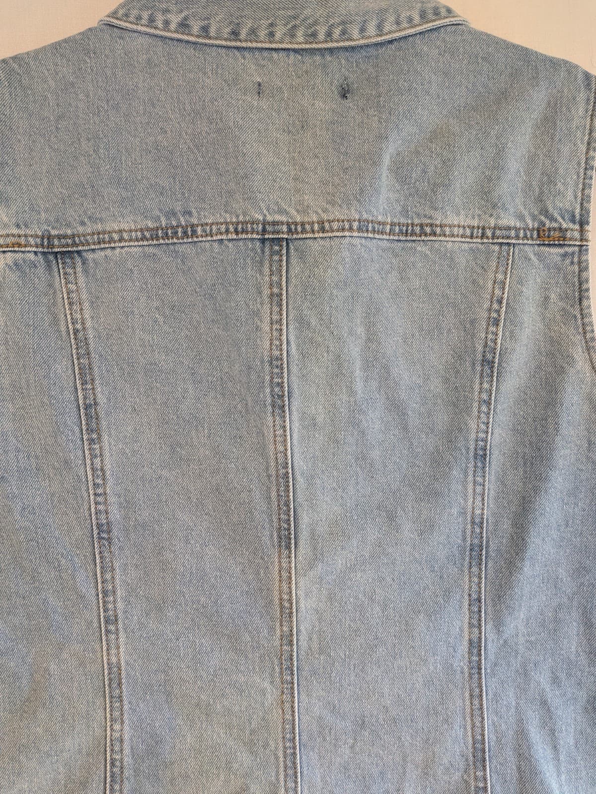 Sportsgirl Denim Button Front Sleeveless Dress Blue AU 18 US 14 Casual Summer — photo 10 of 10