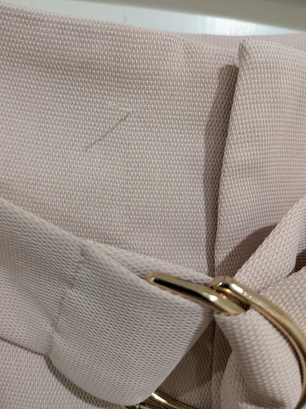 Sheike Wide Leg Pants Size 10 Blush Pink High Rise Belted Dress Career Work — photo 5 of 11