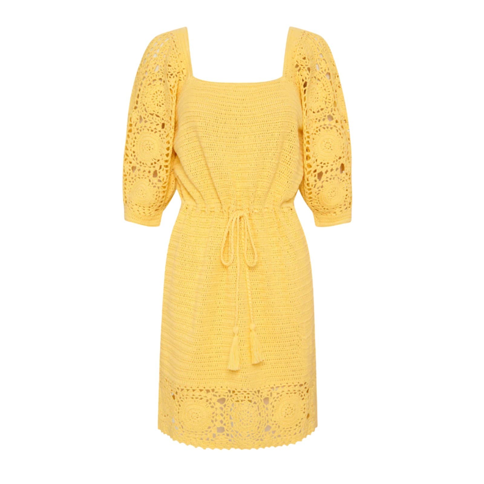 Spell & The Gypsy Dress Let The Sunshine In Puff Sleeve Boho Summer Size S 10 — photo 1 of 15