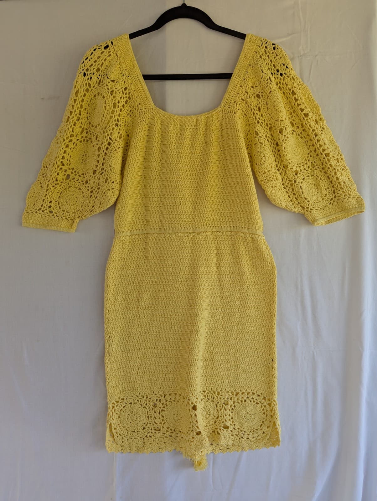Spell & The Gypsy Dress Let The Sunshine In Puff Sleeve Boho Summer Size S 10 — photo 15 of 15