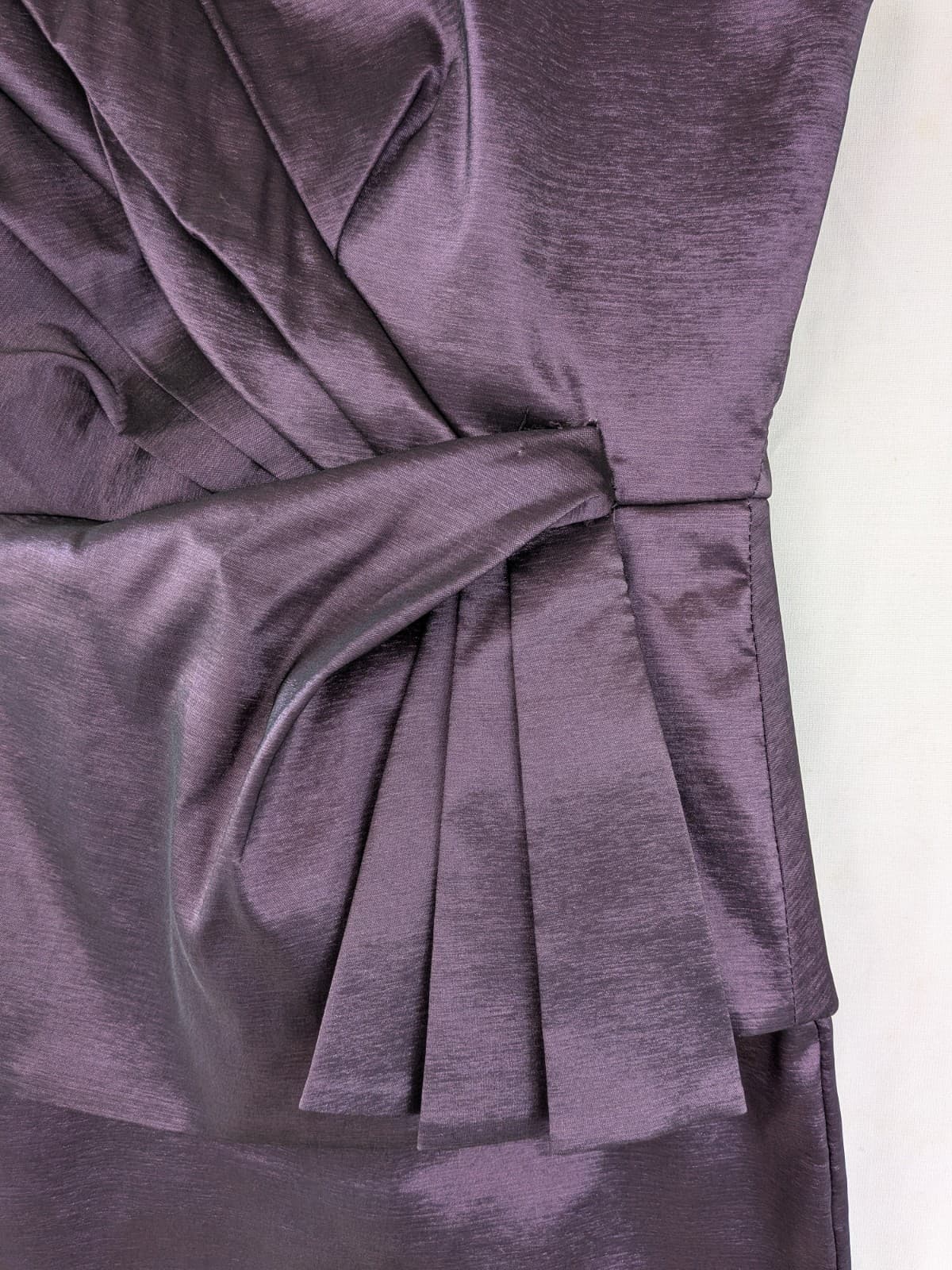 Anthea Crawford Dress Cocktail Pencil Purple Formal Wedding Size 12 AUS 8 US — photo 4 of 11