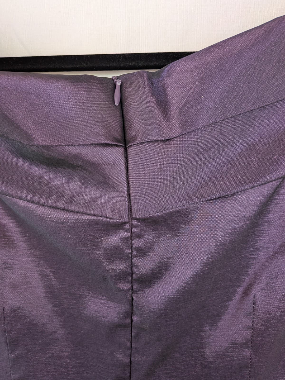 Anthea Crawford Dress Cocktail Pencil Purple Formal Wedding Size 12 AUS 8 US — photo 9 of 11