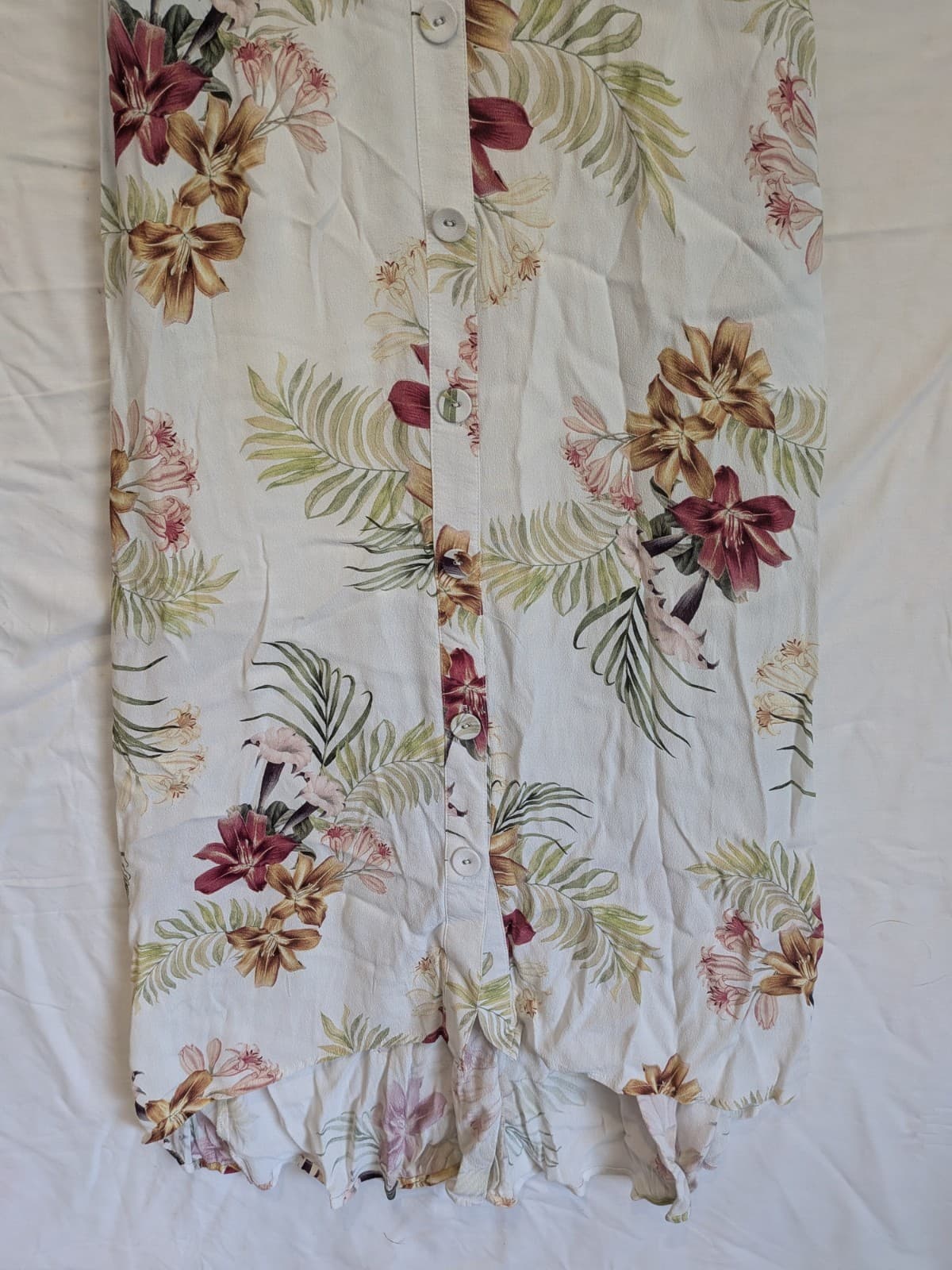 Sheike Dress Floral Tie Front Sleeveless Summer Viscose Rayon Size Aus 10 US 6 — photo 3 of 10