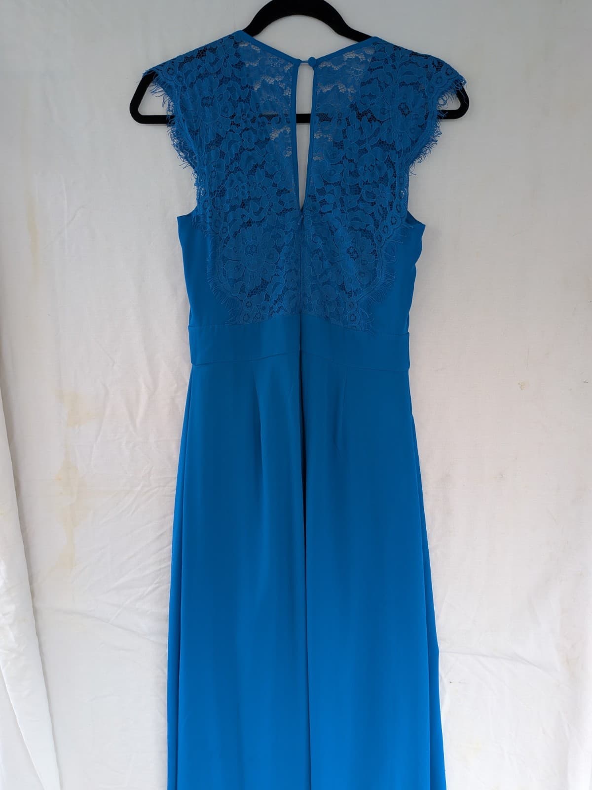 Review Dress Maxi Lace Formal Blue Evening Wedding Floppy Size 8 AUS 4 US — photo 11 of 13