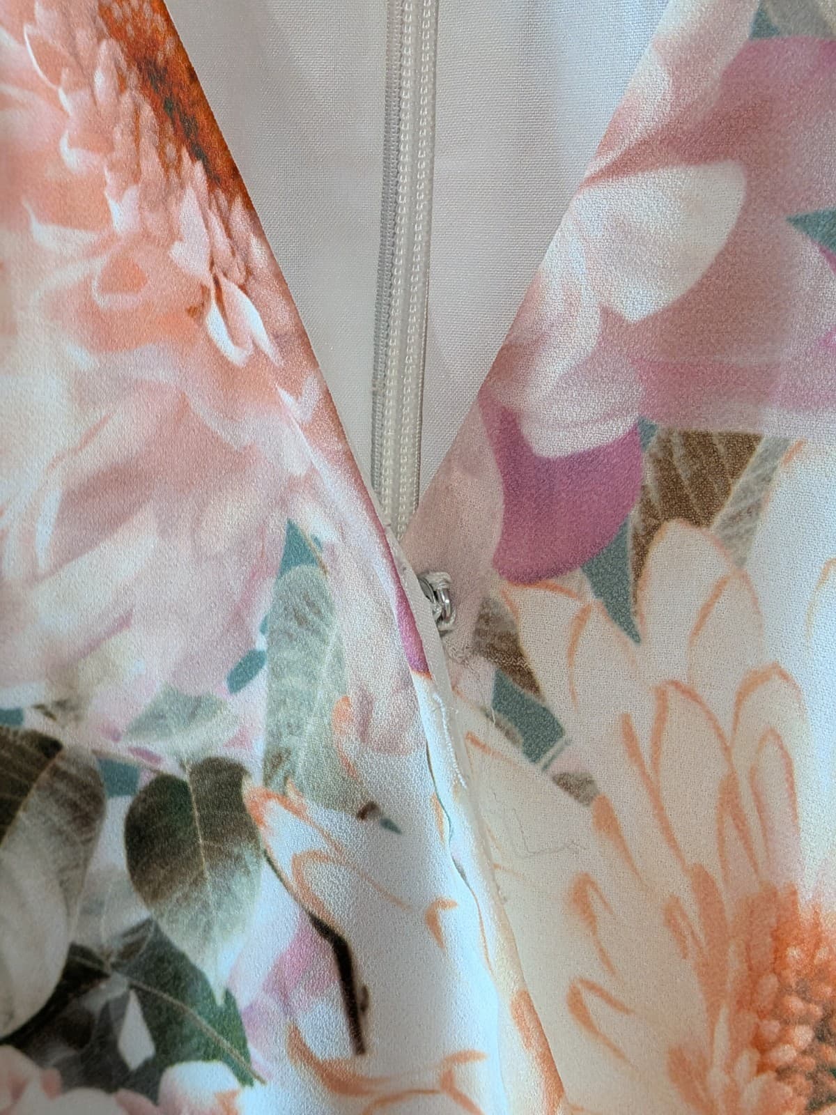 Dotti Dress Floral Tiered V Neck Flutter Sleeve Summer A Line Size Aus 16 US 12 — photo 7 of 11