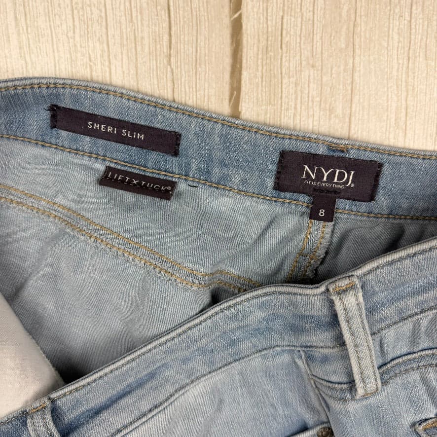NYDJ - Lift & Tuck 'Sheri Slim' Straight Leg Jeans -Size 8 US suit AU 12 — photo 5 of 7