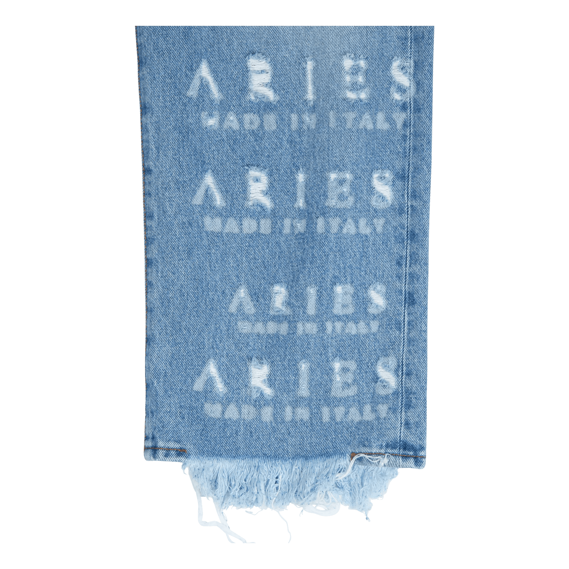 NWT- Aries Mens 'Betten' Destroyed Logo Jeans - Size 32/32 — photo 7 of 8