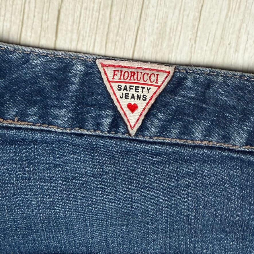 Fiorucci 90's Stretch Denim Cut Off Shorts- Size 11 — photo 5 of 6