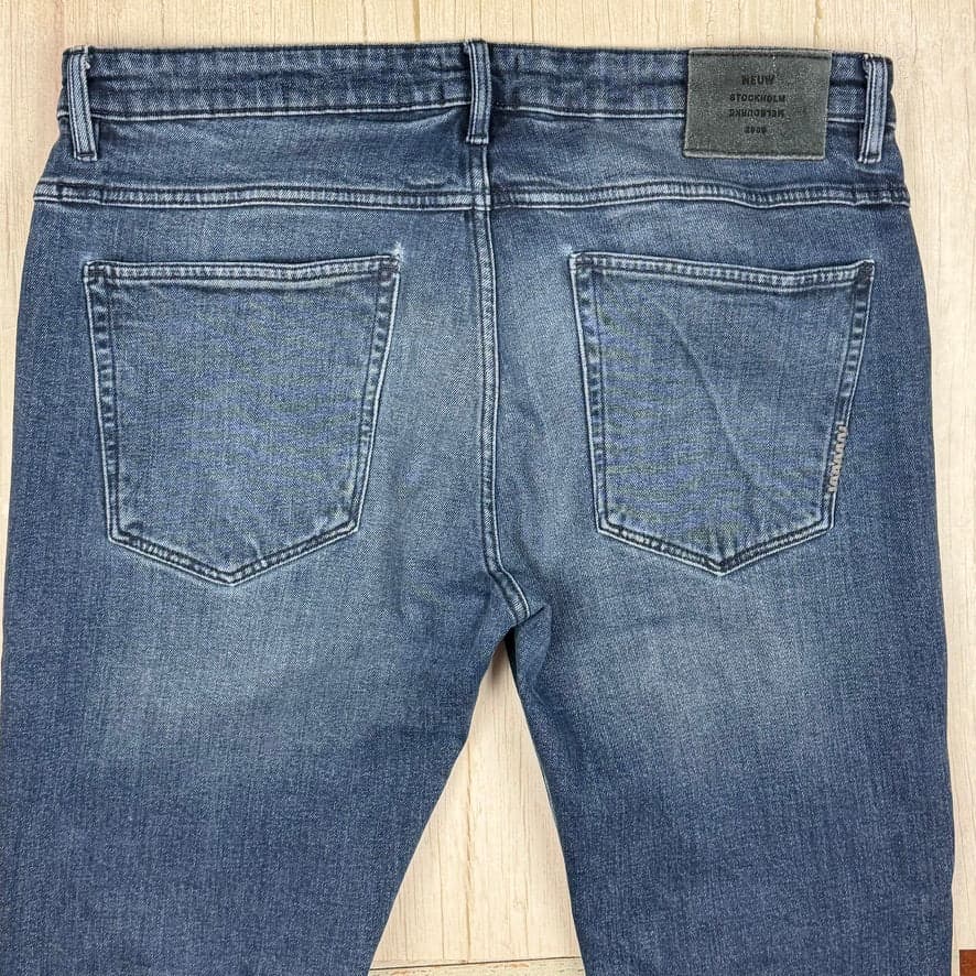 NEUW 'Lou Slim' Dark Aged Wash Mens Jeans - Size 34/30 — photo 4 of 7