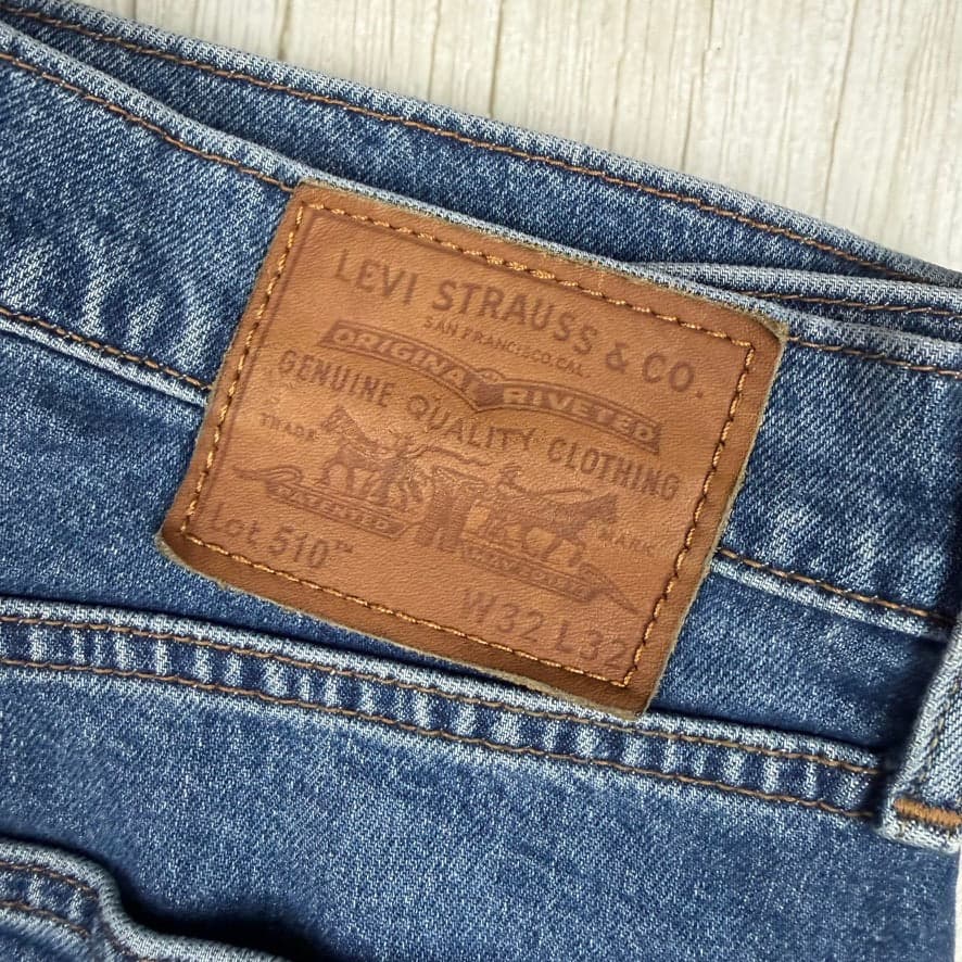 Levis Premium 510 Mens 'Big E' Slim Fit Jeans -Size 32R — photo 5 of 7