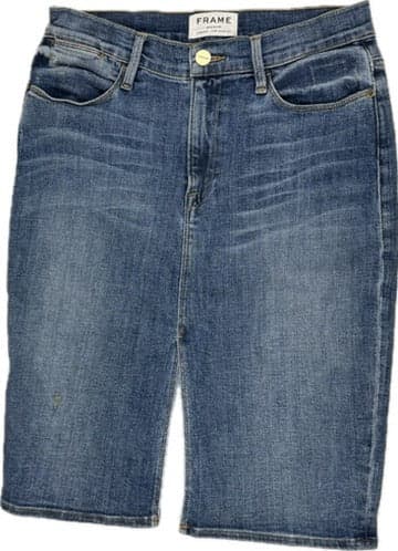 Frame USA Made Stretch Denim Jeans Skirt - Size 28