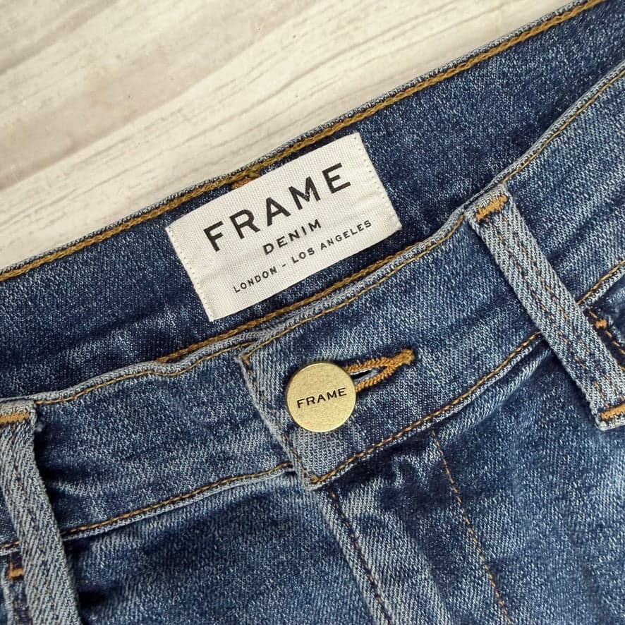 Frame USA Made Stretch Denim Jeans Skirt - Size 28 — photo 3 of 6
