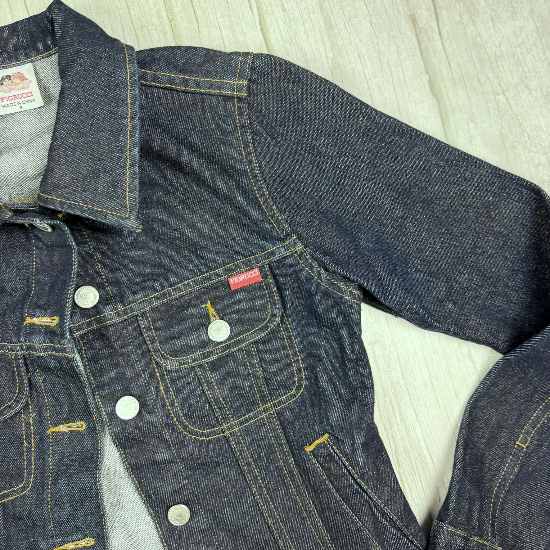 Fiorucci Vintage Y2K Denim Jacket - Size 8 — photo 4 of 5