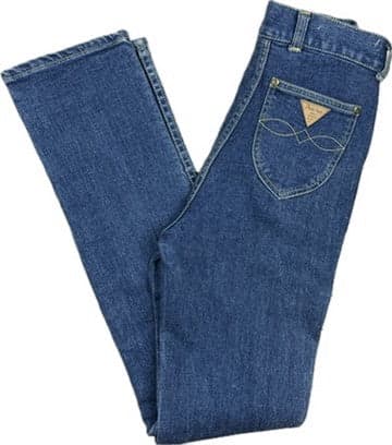AMCO 1980s Peaches Vintage Slim Straight Ladies Jeans- Suit Size 7/8 — photo 1 of 7