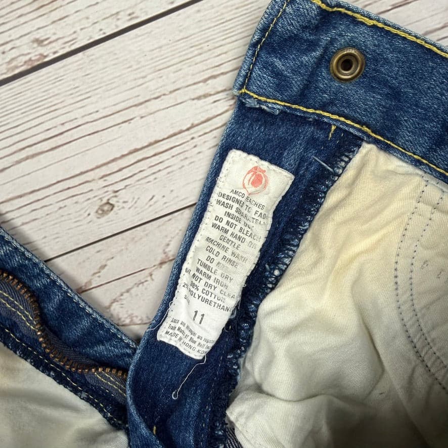 AMCO 1980s Peaches Vintage Slim Straight Ladies Jeans- Suit Size 7/8 — photo 5 of 7