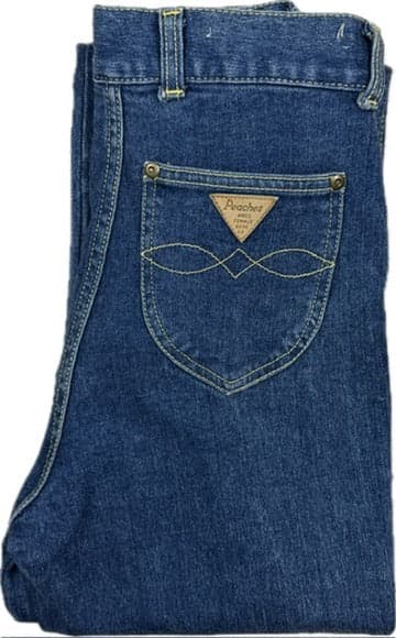 AMCO 1980s Peaches Vintage Slim Straight Ladies Jeans- Suit Size 7/8 — photo 6 of 7