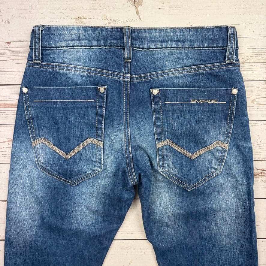 Energie by Sixty Group Y2K Mens 'Cuff Clean' Skinny fit Jeans - Size 29 — photo 3 of 7