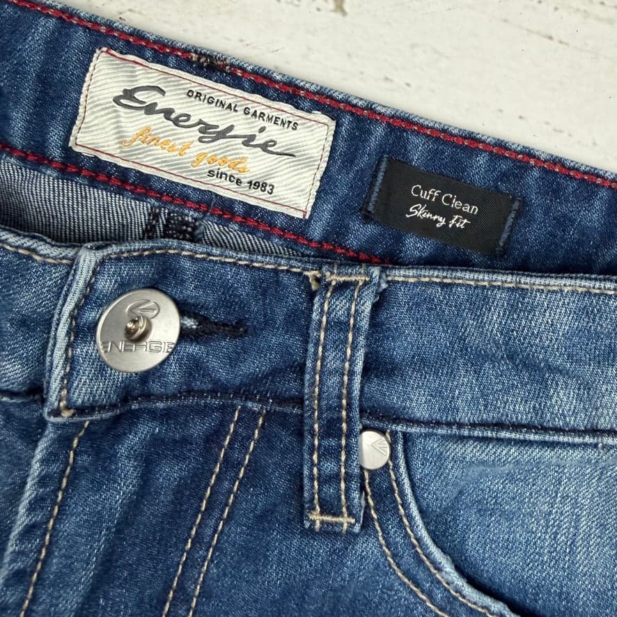 Energie by Sixty Group Y2K Mens 'Cuff Clean' Skinny fit Jeans - Size 29 — photo 5 of 7