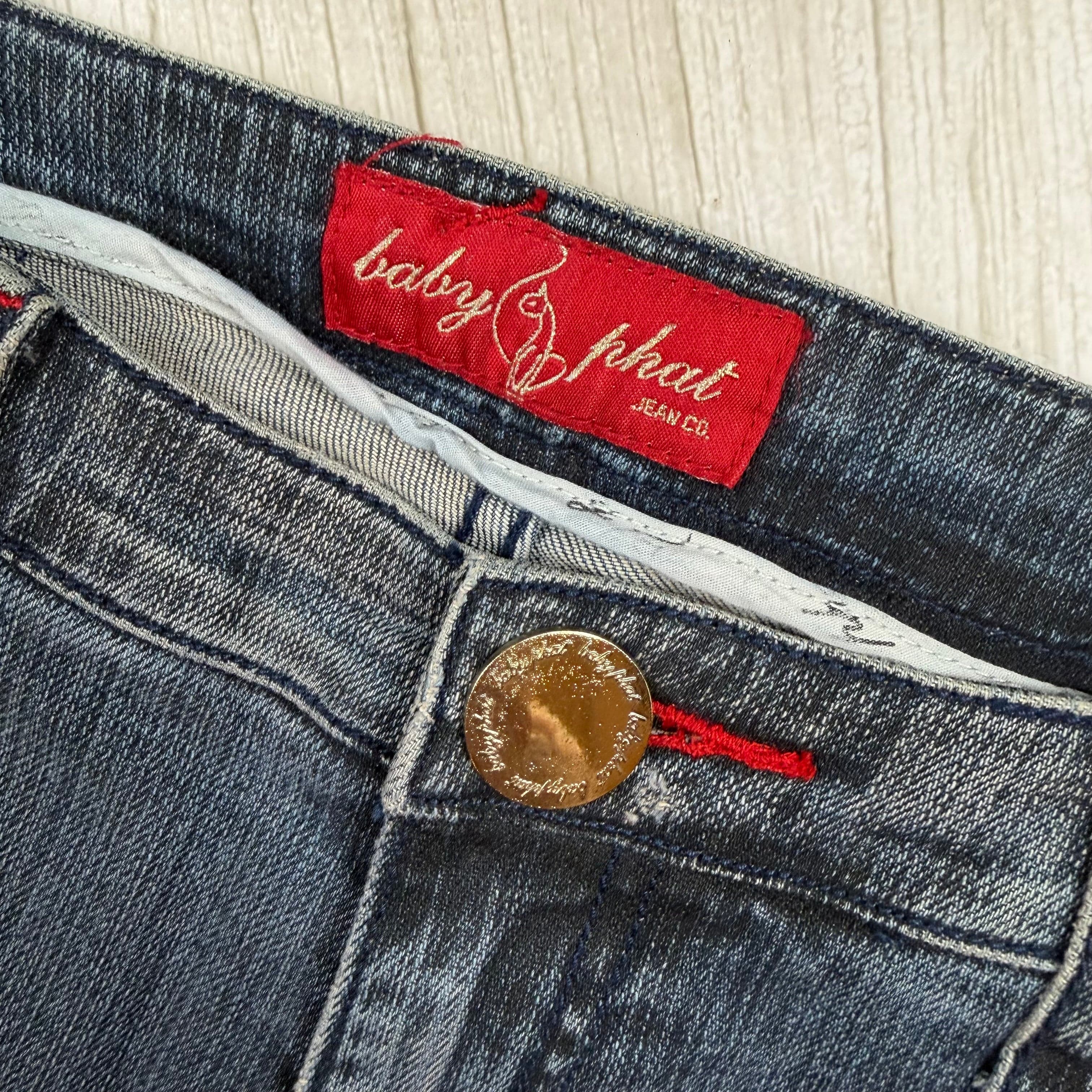 NEW- Baby Phat Cuffed Distressed Denim Capri- US Size 14 or 16/18 AU — photo 3 of 7