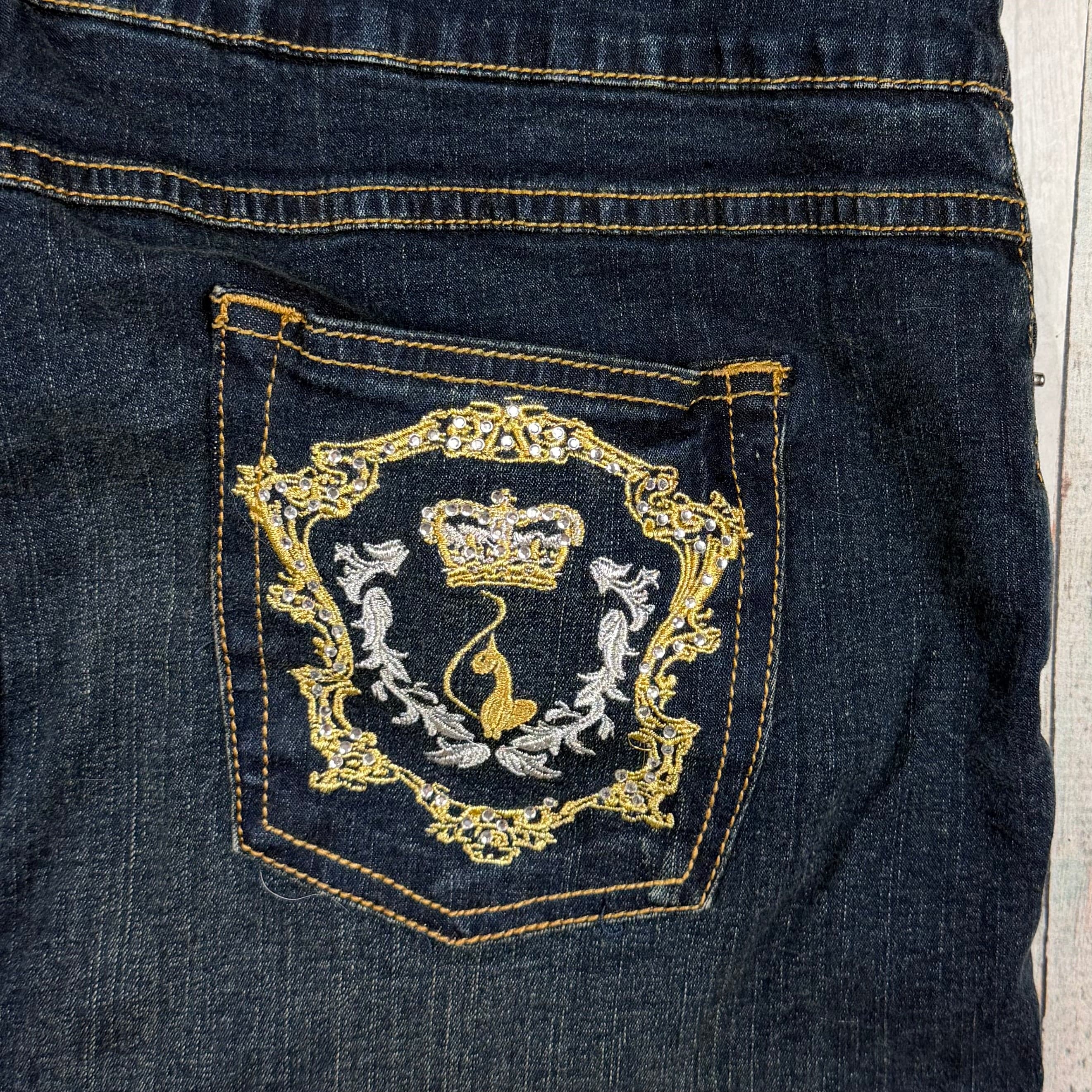 NEW- Baby Phat Y2K Denim Logo Pocket Skirt- US Size 16 or 18/20 AU — photo 2 of 4